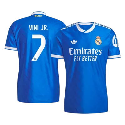 Authentic VINI JR. #7 Soccer Jersey Real Madrid Third Away Shirt 2025/26 - bestsoccerstore