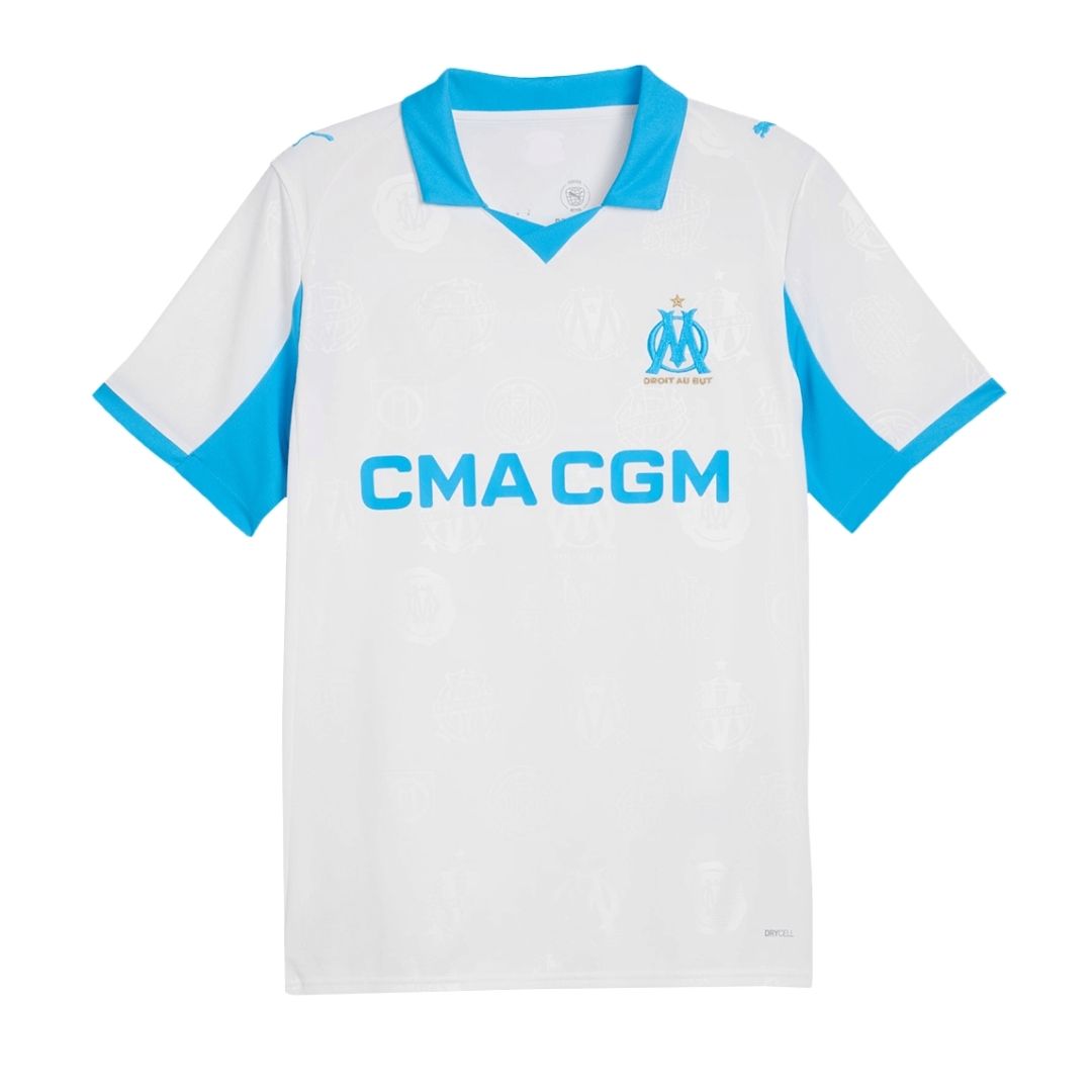 Marseille Soccer Jersey Home Shirt 2025/26 - bestsoccerstore