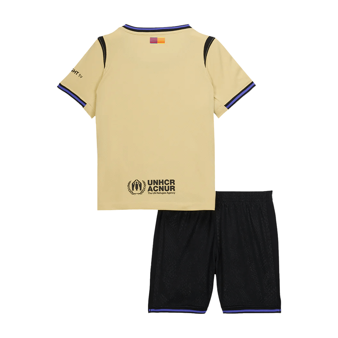 Kids Barcelona x Kobe Bryant Custom Away Soccer Kits 2025/26