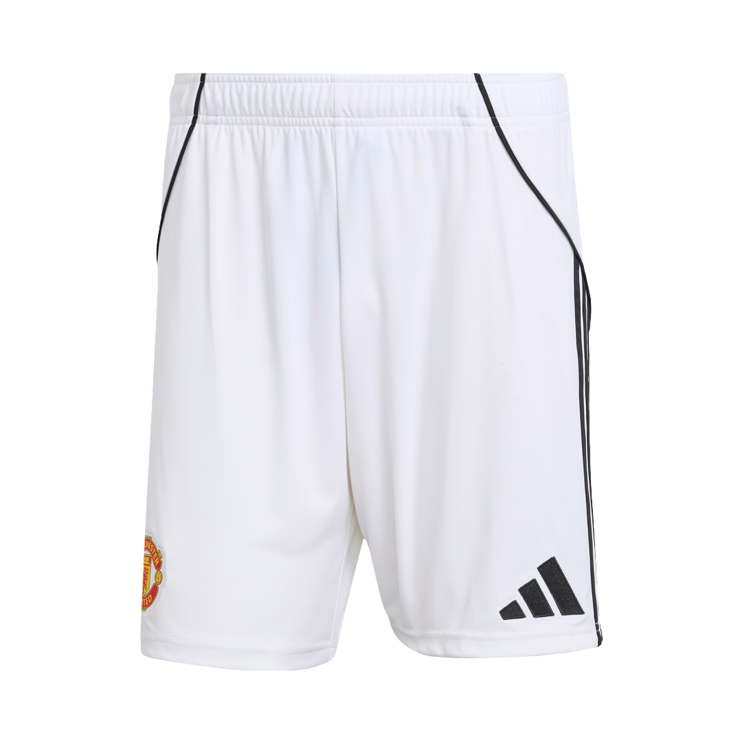 Manchester United Soccer Shorts Custom Home 2025/26 - bestsoccerstore