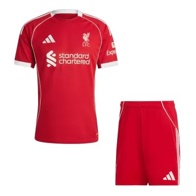 Liverpool Home Soccer Uniform Kits 2025/26 - bestsoccerstore