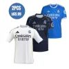 3 Pack - Real Madrid 25/26 Home & Away & Third Away Soccer Jersey Combination - bestsoccerstore