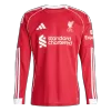 Liverpool Long Sleeve Jersey Home Football Shirt 2025/26 - bestsoccerstore