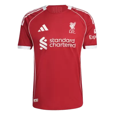 Authentic Liverpool Jersey Custom Soccer Jersey Home 2025/26 - bestsoccerstore