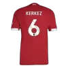 Authentic KERKEZ #6 Soccer Jersey Liverpool Home Shirt 2025/26 - bestsoccerstore