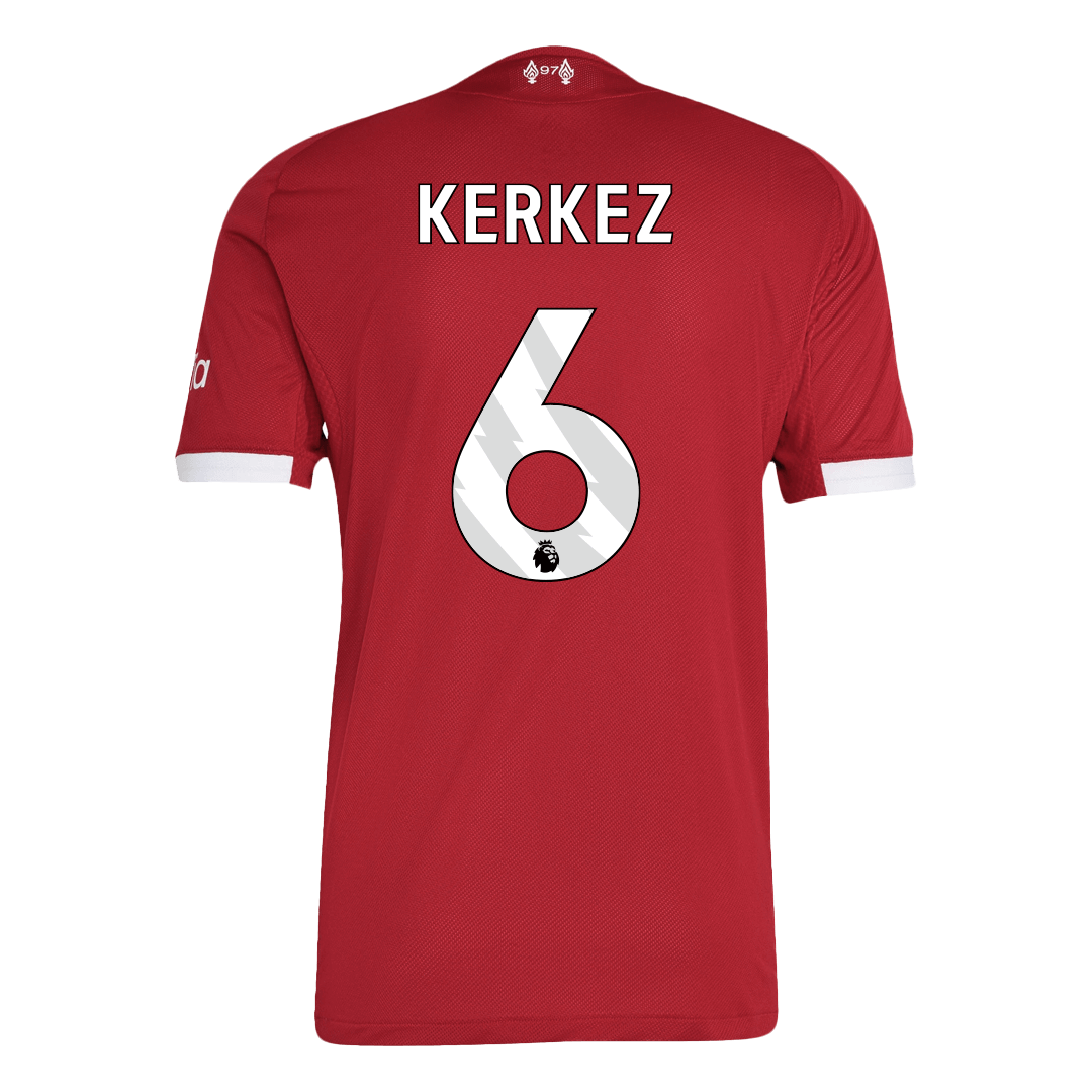 Liverpool KERKEZ #6 Custom Player Version Home Soccer Jersey 2025/26 - bestsoccerstore