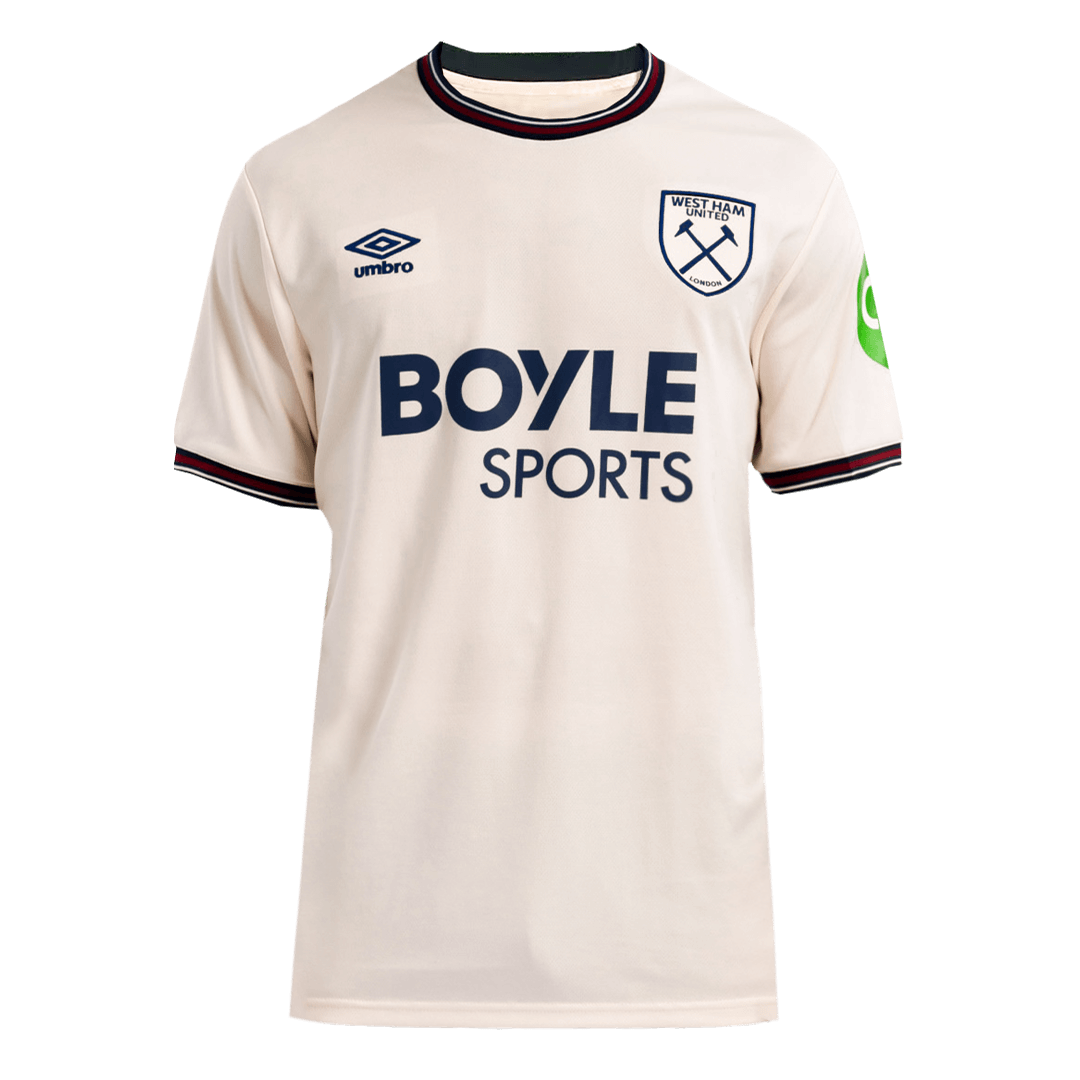 West Ham United Soccer Jersey Away Custom Shirt 2025/26 - bestsoccerstore