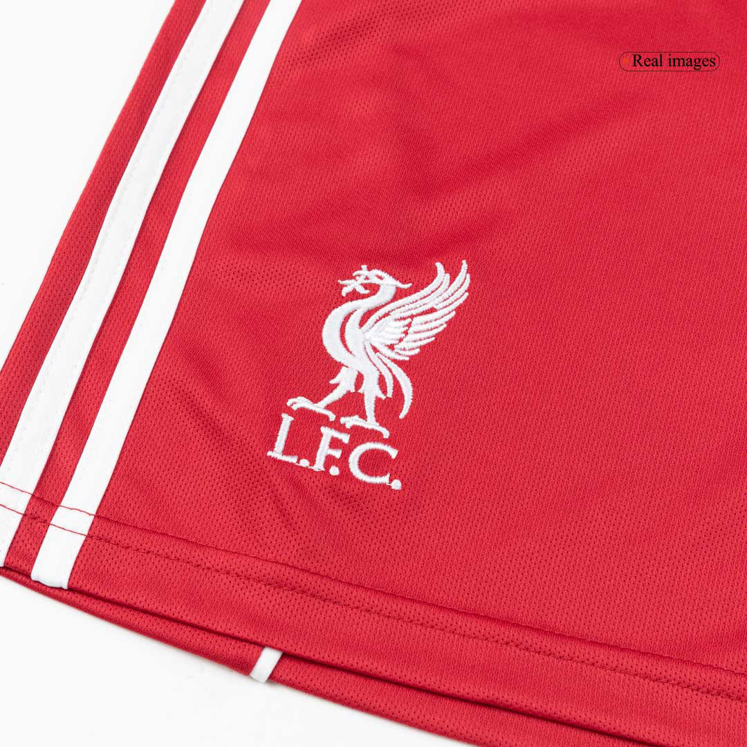 Liverpool Soccer Shorts Custom  2025/26 Home - bestsoccerstore
