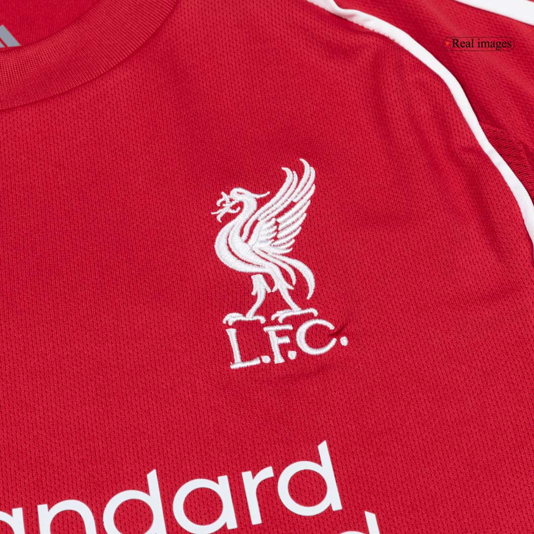Liverpool Home Soccer Jersey Women's Custom Shirt 2025/26 - bestsoccerstore