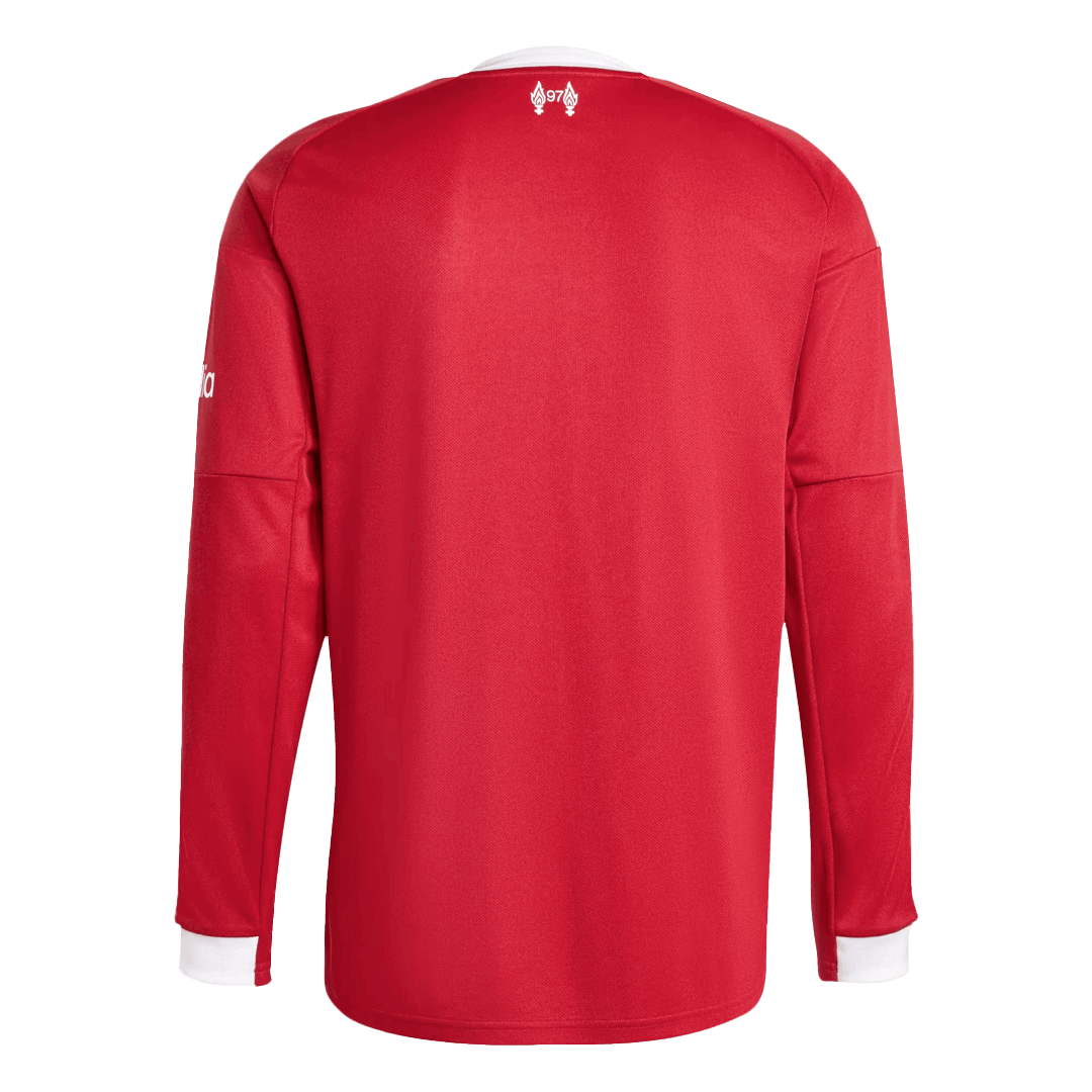 Liverpool Home 2025/26 Custom Long Sleeve Soccer Kit - bestsoccerstore
