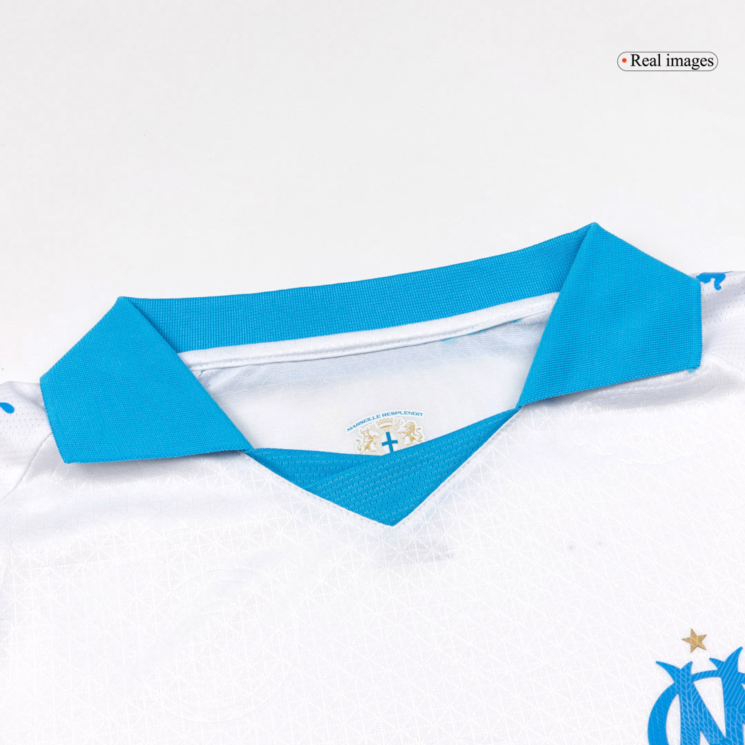 Marseille Home Custom Player Version Soccer Jersey 2025/26 - bestsoccerstore