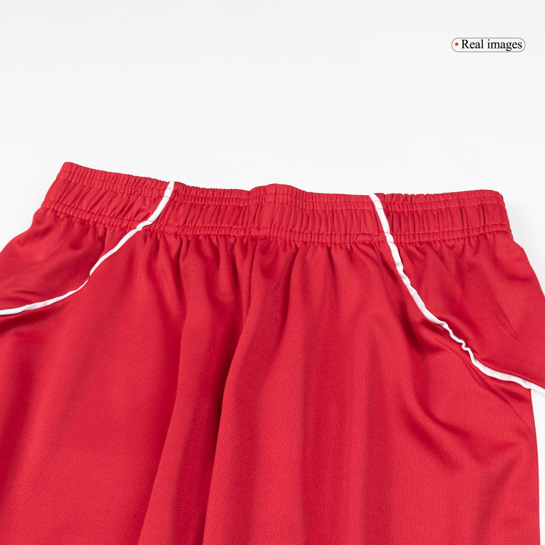 Liverpool Soccer Shorts Custom  2025/26 Home - bestsoccerstore