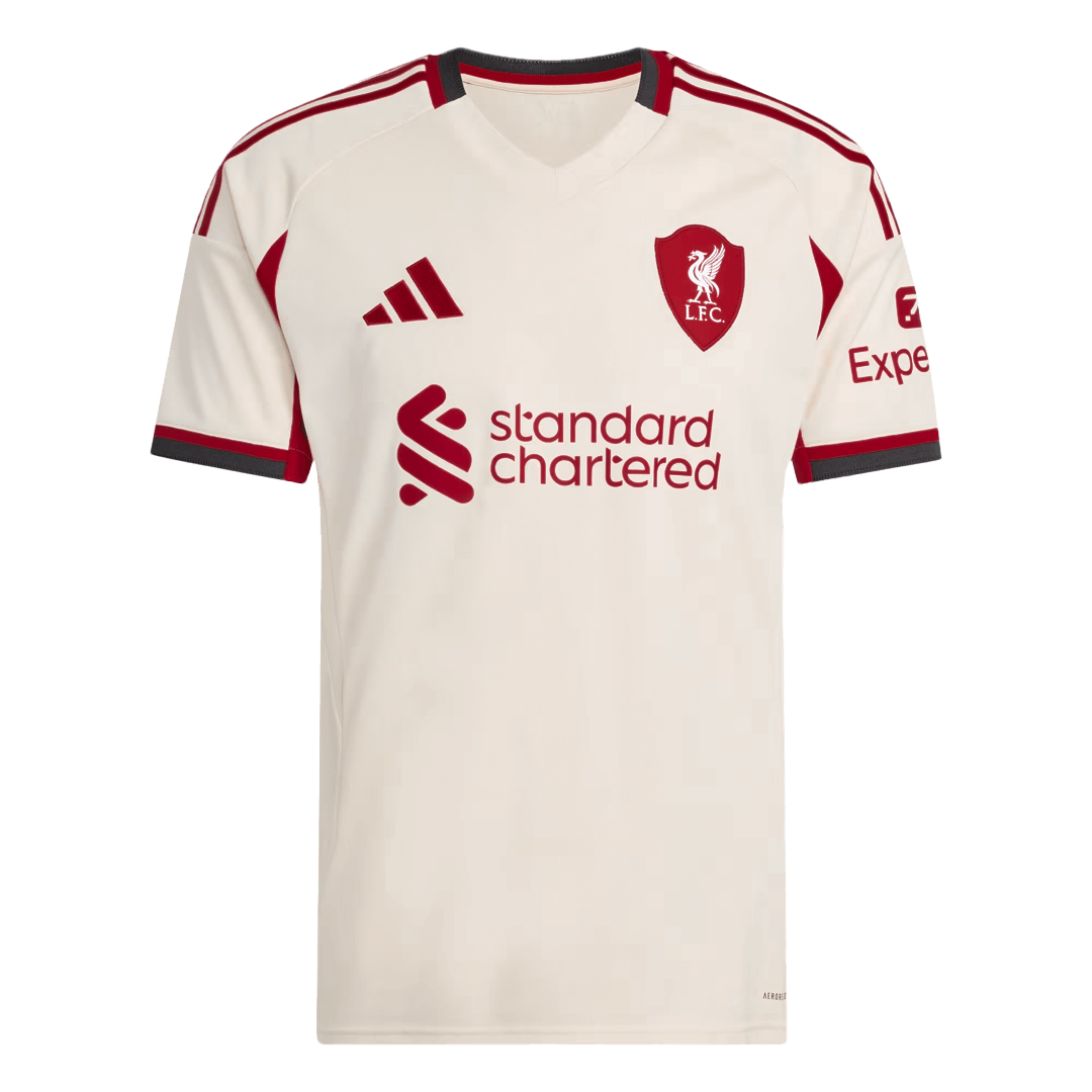 Liverpool Soccer Jersey Away 2025/26 Custom Shirt - bestsoccerstore