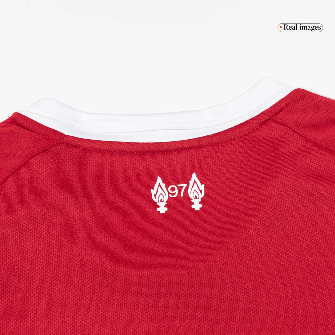 Liverpool Home 2025/26 Custom Long Sleeve Soccer Kit - bestsoccerstore