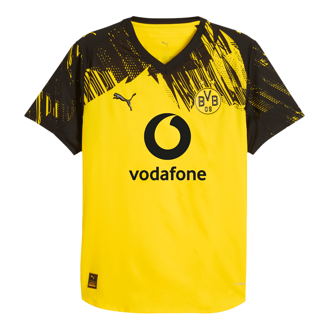 Borussia Dortmund Custom Player Version Home Soccer Jersey 2025/26 - bestsoccerstore