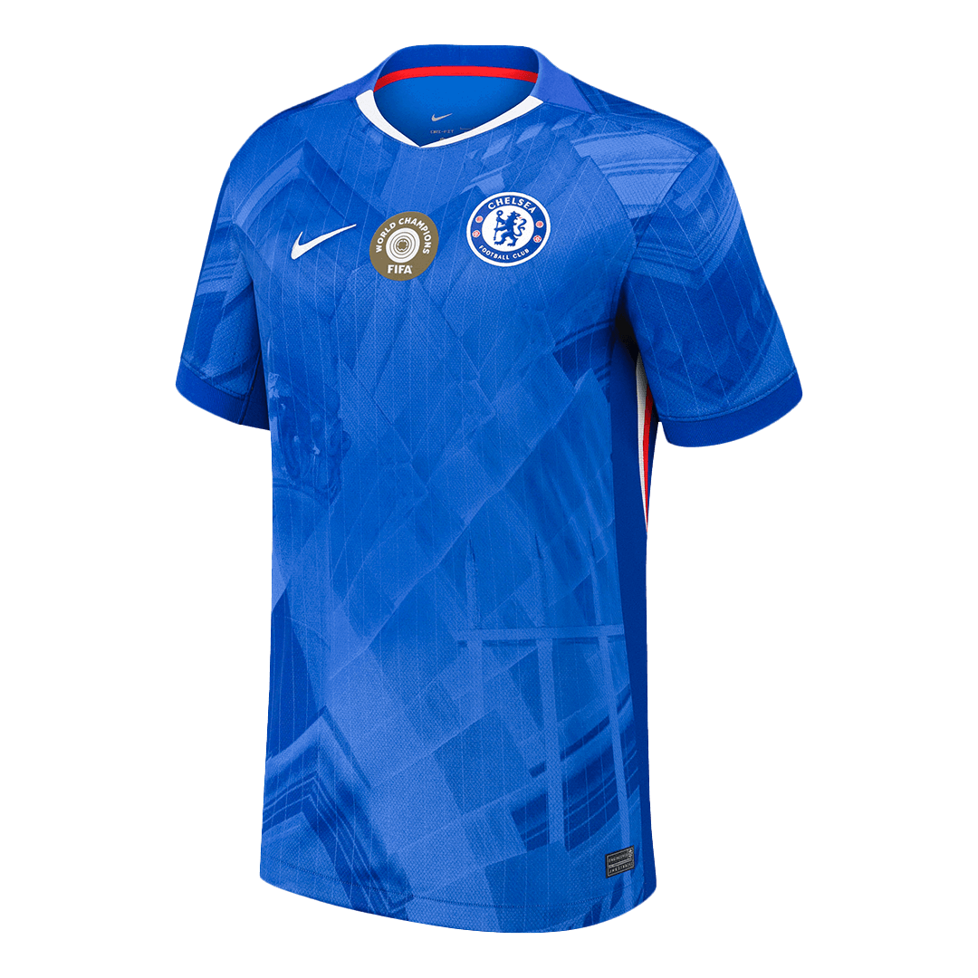 Chelsea Jersey Custom WORLD CHAMPIONS #25 Soccer Jersey Home 2025/26 with chest badge - bestsoccerstore