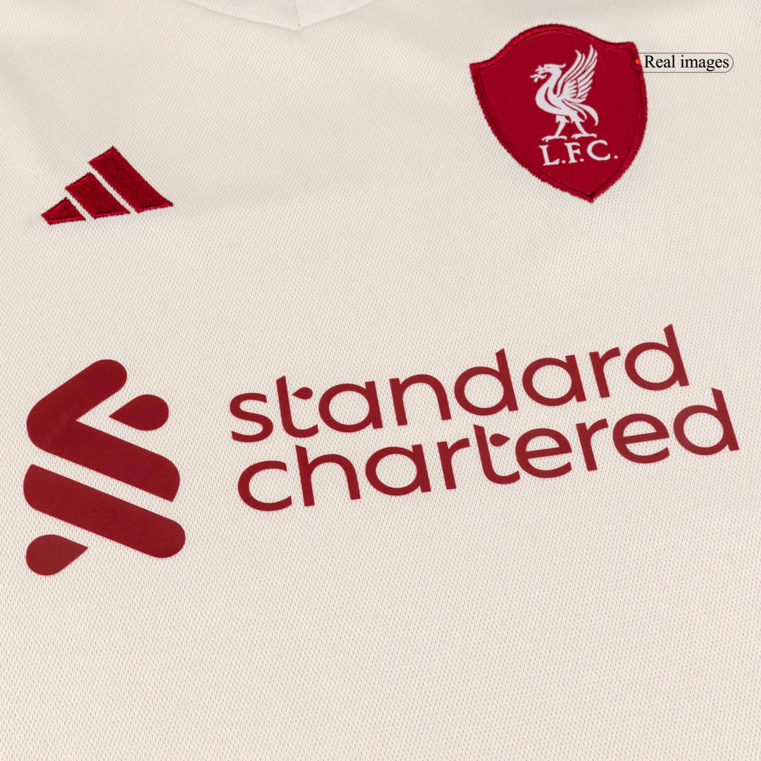 Kids Liverpool Away Custom Soccer Kits 2025/26 - bestsoccerstore