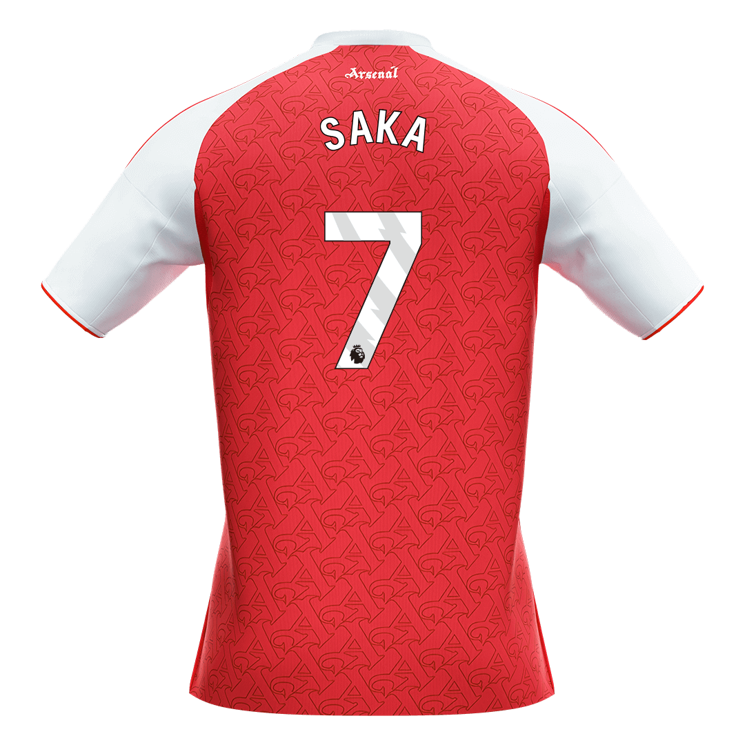 Arsenal Jersey Custom SAKA #7 Soccer Jersey Home 2025/26 - bestsoccerstore