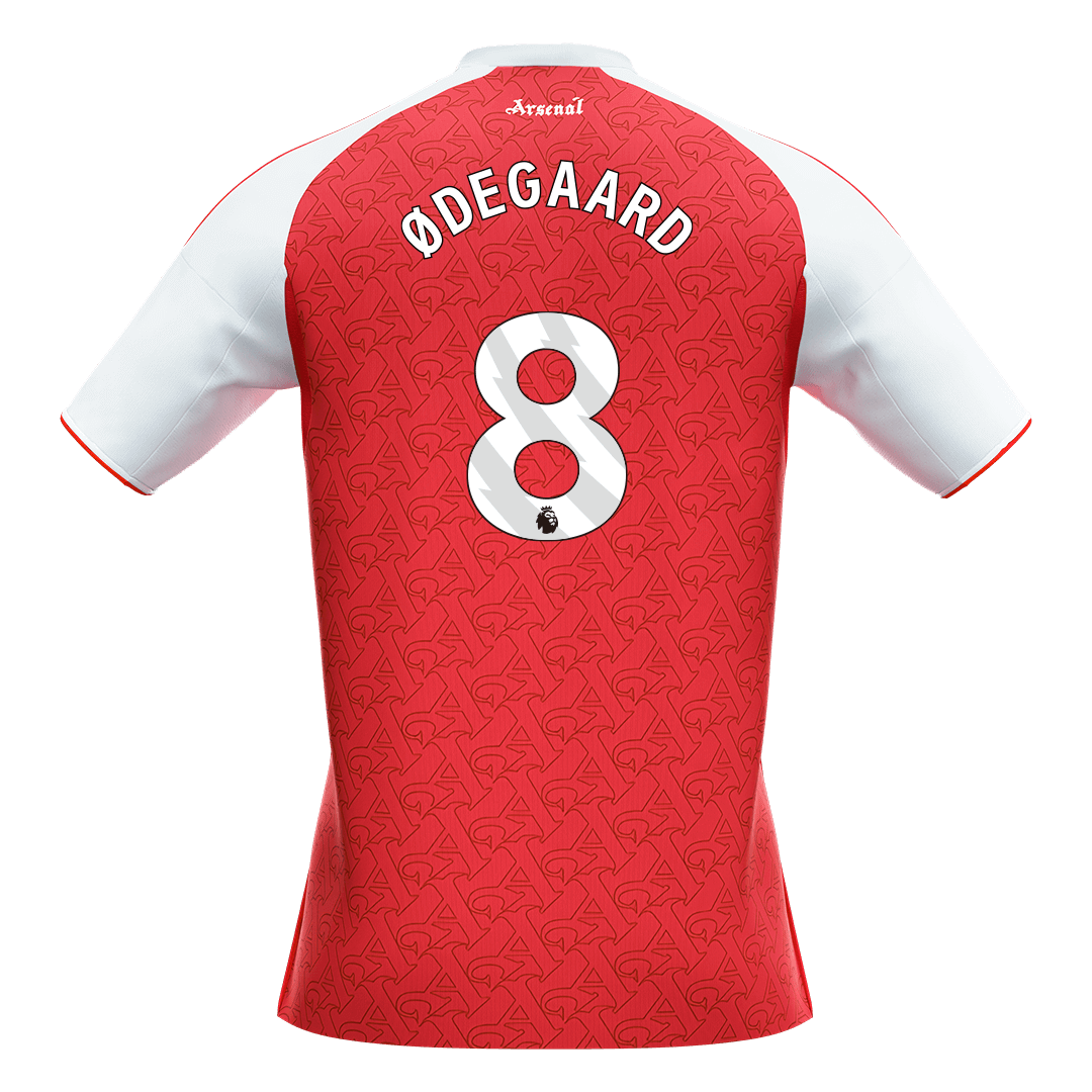 Arsenal Jersey Custom ØDEGAARD #8 Soccer Jersey Home 2025/26