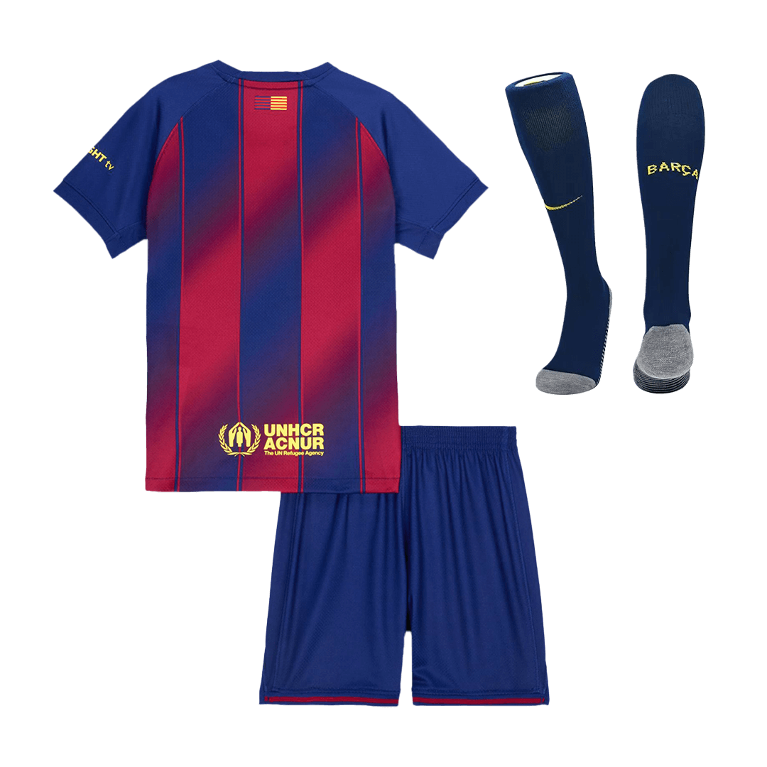 Kids Barcelona Custom Home Full Soccer Kits
2025/26 - bestsoccerstore