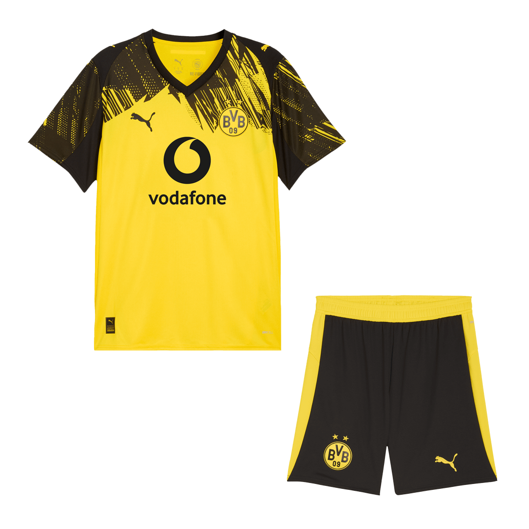 Borussia Dortmund Home 2025/26 Soccer Uniform Kits - bestsoccerstore