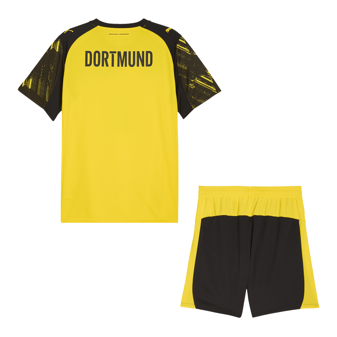 Borussia Dortmund Home 2025/26 Soccer Uniform Kits - bestsoccerstore