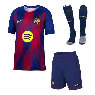 Barcelona Home Custom Full Soccer Kit 2025/26 - bestsoccerstore