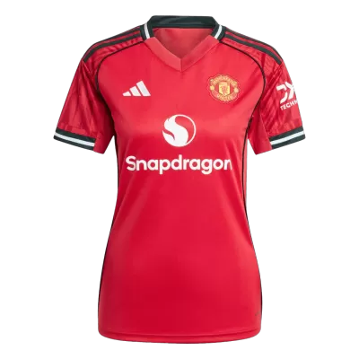 Manchester United Soccer Jersey Home Women's Custom Shirt 2025/26 - bestsoccerstore