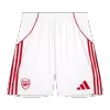 Arsenal Soccer Shorts Custom Home 2025/26 - bestsoccerstore
