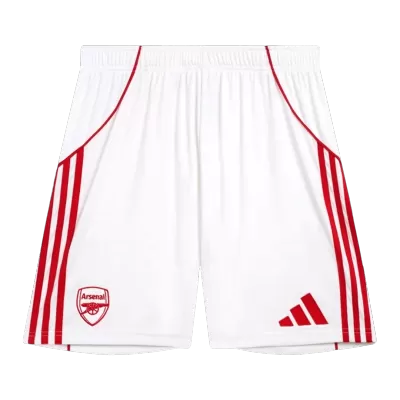 Arsenal Soccer Shorts Custom Home 2025/26 - bestsoccerstore
