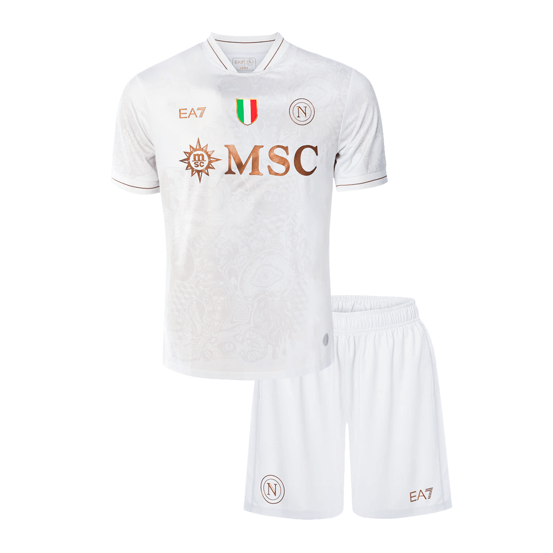 Kids Napoli Away Soccer Kits 2025/26 - bestsoccerstore