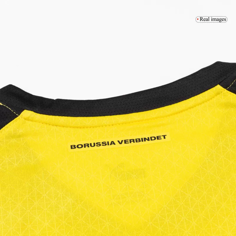 Borussia Dortmund Home Custom Player Version Soccer Jersey 2025/26 - bestsoccerstore
