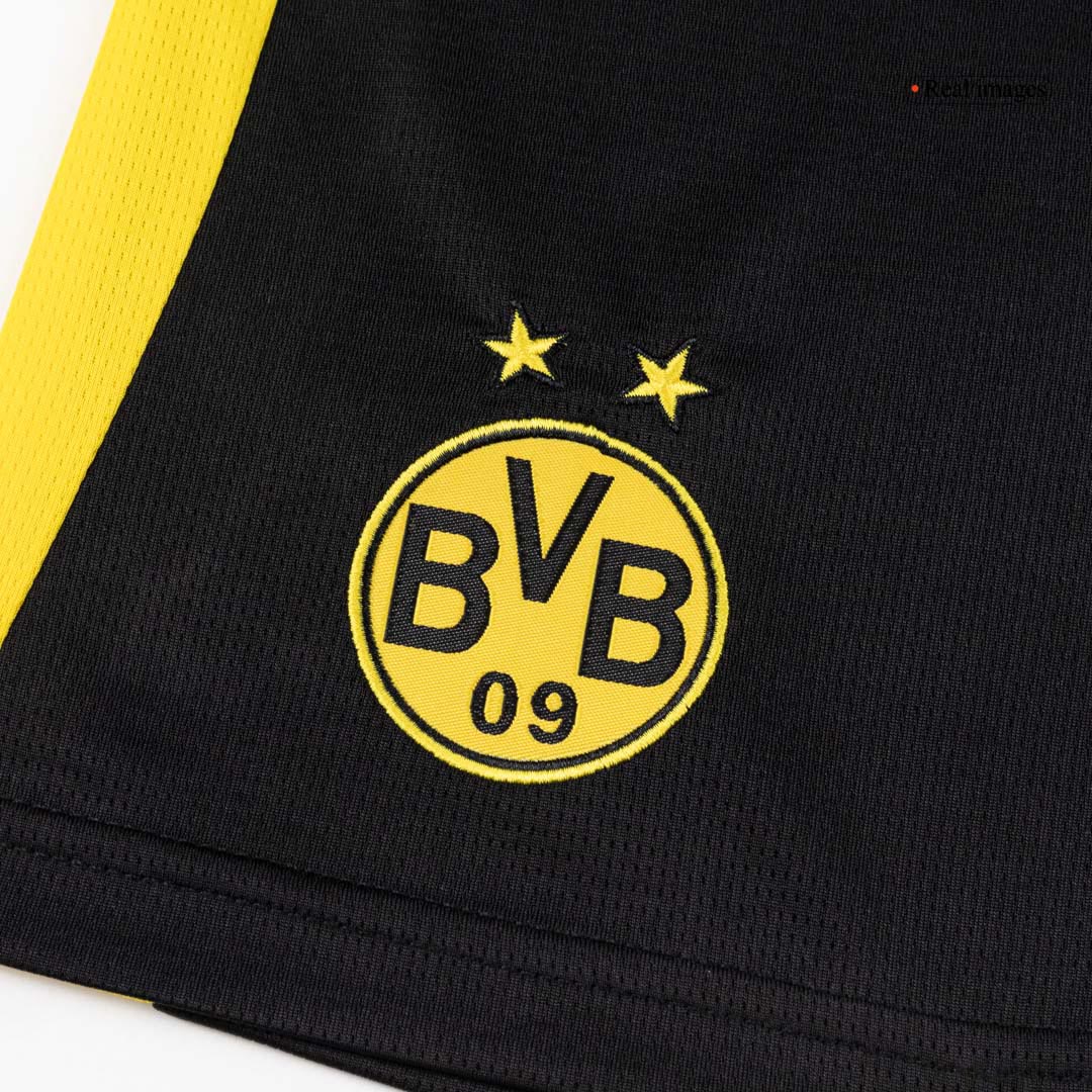Borussia Dortmund Soccer Shorts  2025/26 Home - bestsoccerstore