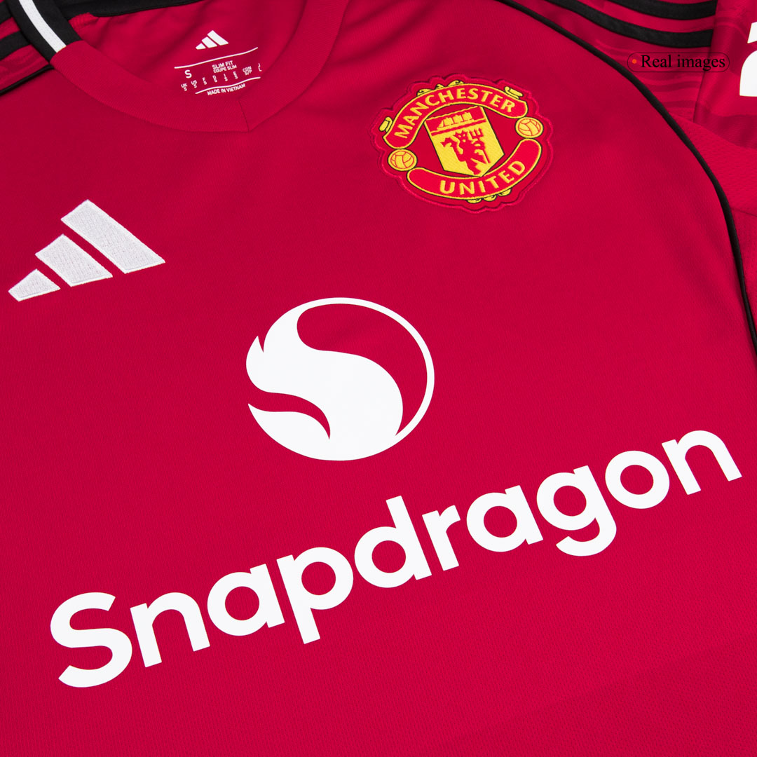 Manchester United Soccer Jersey Home Shirt 2025/26 - bestsoccerstore
