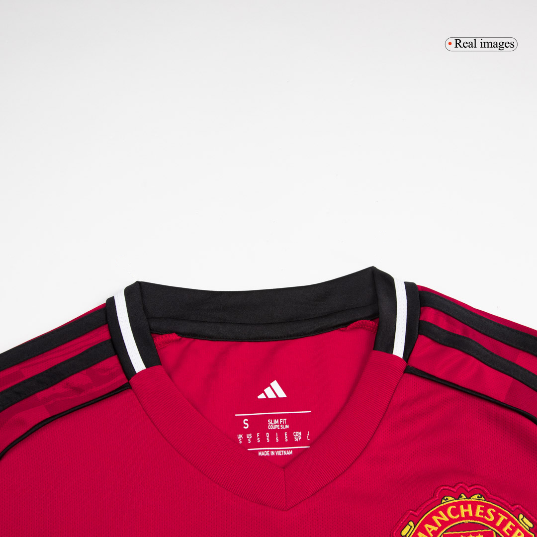 Manchester United Home Custom Full Soccer Kit 2025/26 - bestsoccerstore