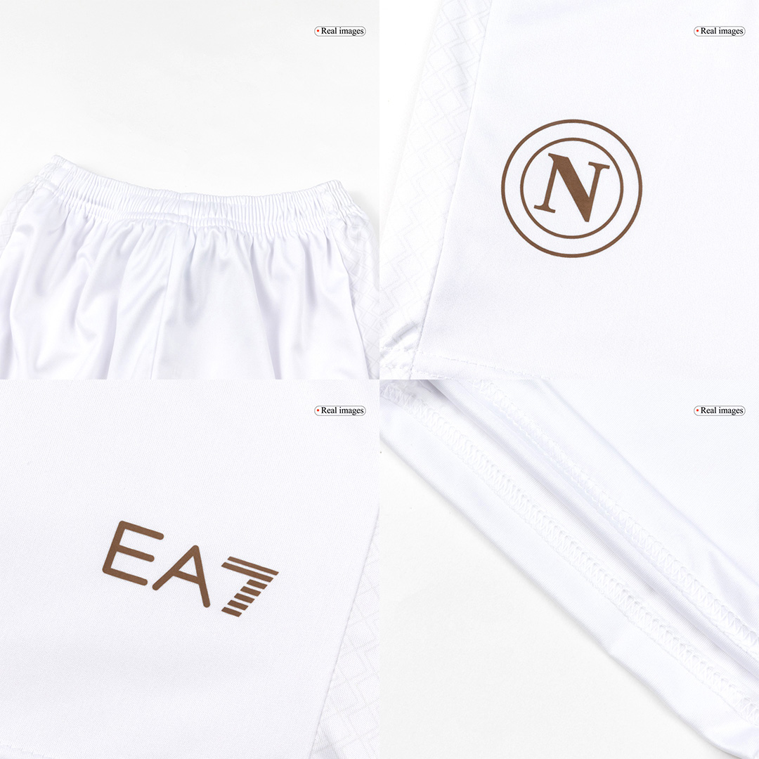 Kids Napoli Away Custom Soccer Kits 2025/26 - bestsoccerstore