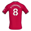 B.FERNANDES #8 Manchester United Soccer Jersey Home Custom Shirt 2025/26 - bestsoccerstore