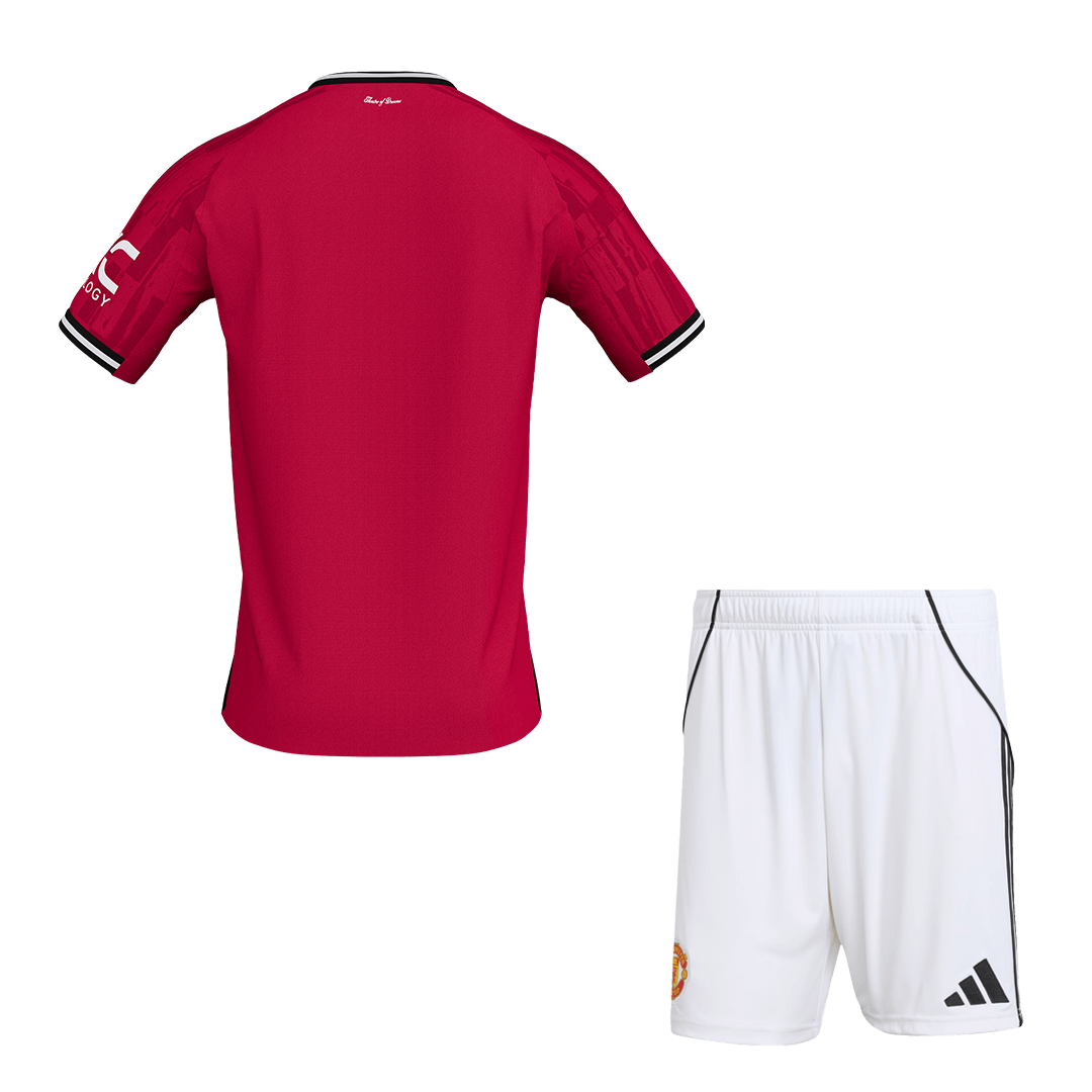 Manchester United Home Soccer Uniform Kits 2025/26