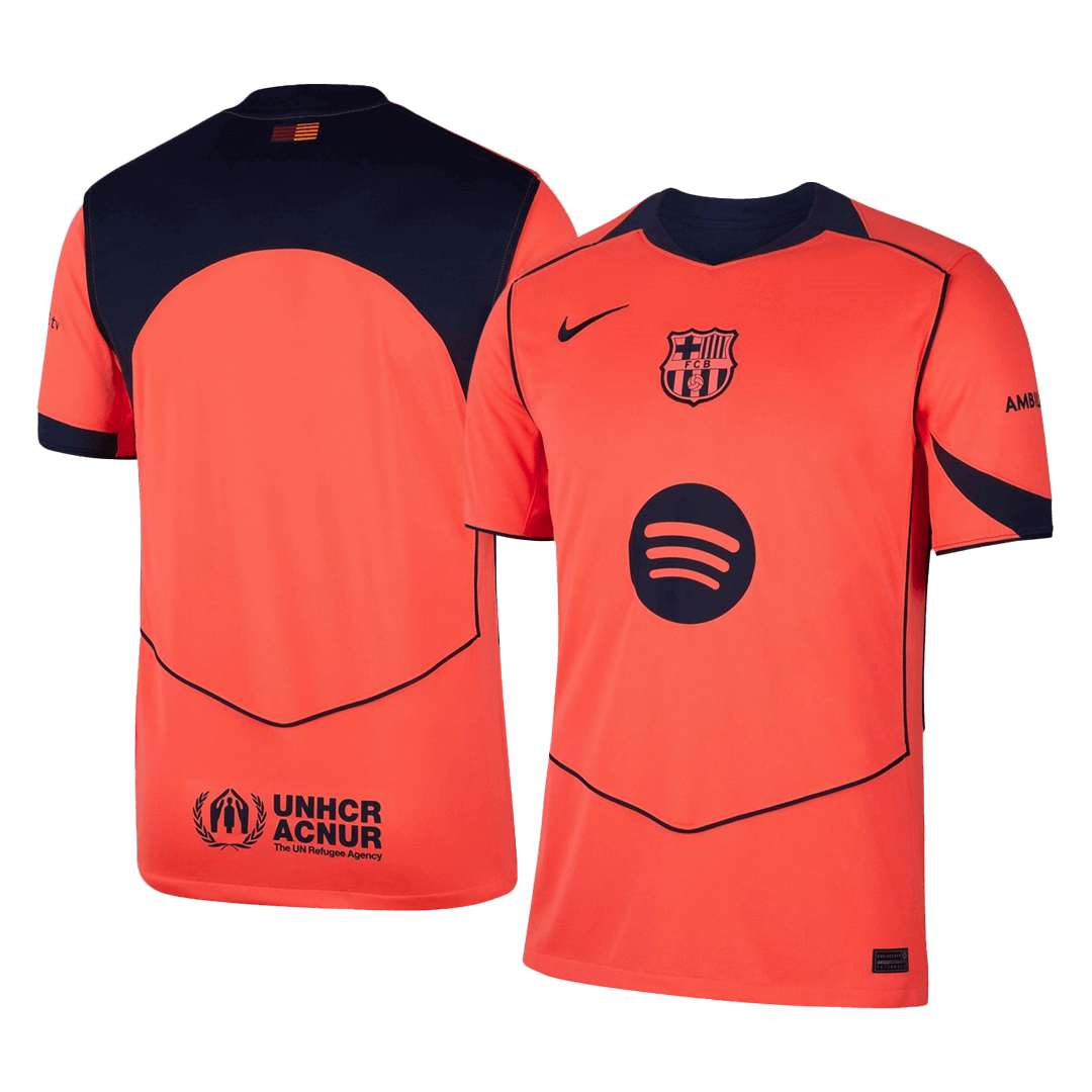 Barcelona Soccer Jersey Third Away Custom Shirt 2025/26