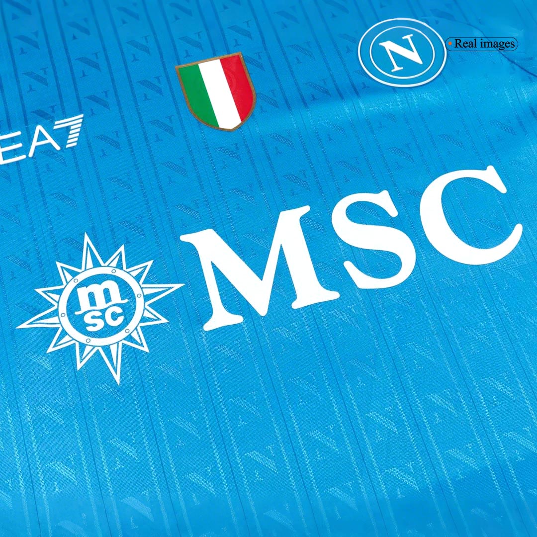 Napoli Home Custom Player Version Soccer Jersey 2025/26 - bestsoccerstore