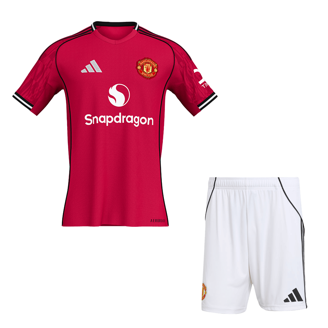 Manchester United Home Soccer Uniform Kits 2025/26 - bestsoccerstore
