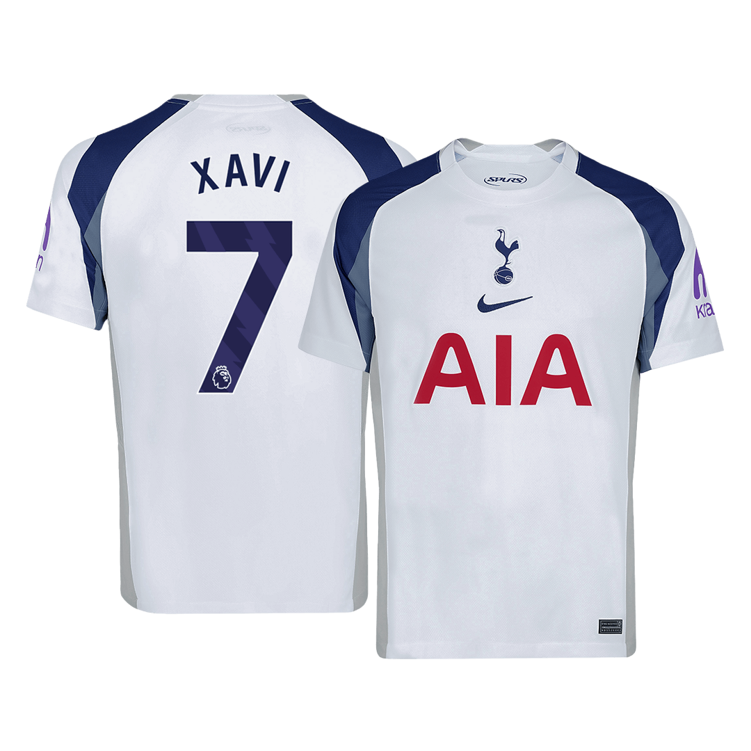 XAVI #7 Tottenham Hotspur Soccer Jersey Home Custom Shirt 2025/26 - bestsoccerstore