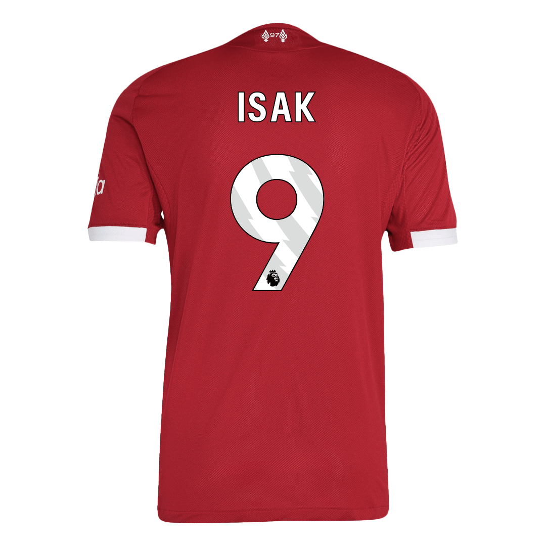 Liverpool ISAK #9 Custom Player Version Home Soccer Jersey 2025/26 - bestsoccerstore