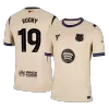 Authentic Barcelona Jersey Custom ROONY #19 Soccer Jersey Away 2025/26 - UCL - bestsoccerstore