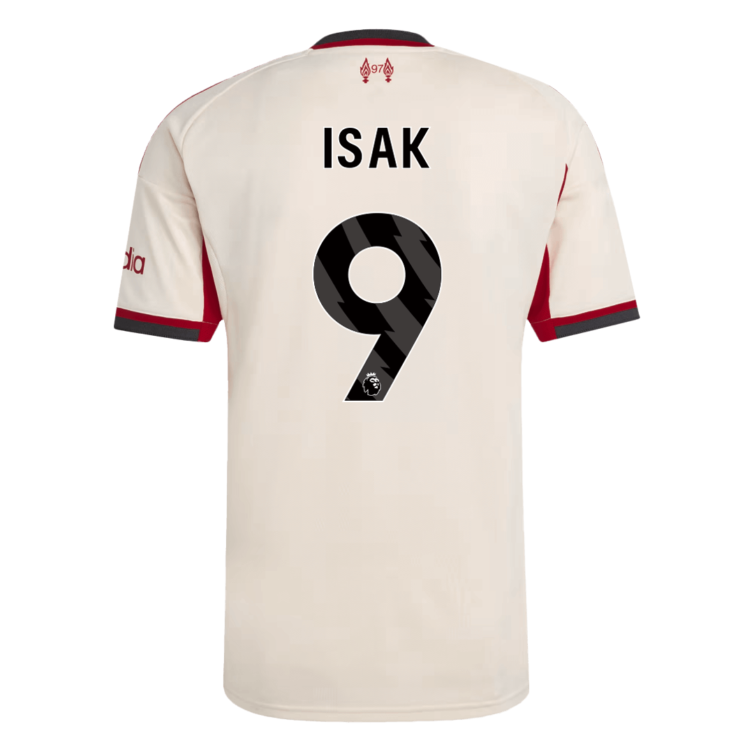 Liverpool ISAK #9 Soccer Jersey Away 2025/26 Custom Shirt - bestsoccerstore