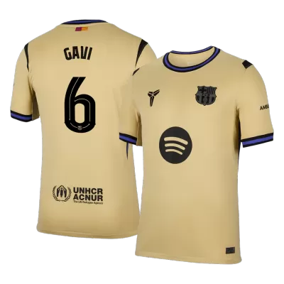 GAVI #6 Barcelona Soccer Jersey Away Custom Shirt 2025/26 - UCL - bestsoccerstore