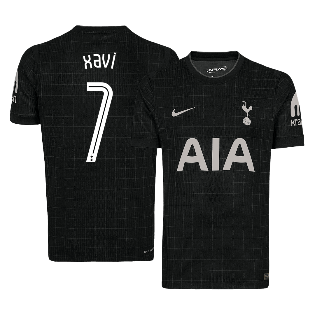 XAVI #7 Tottenham Hotspur Soccer Jersey Away Custom Shirt 2025/26 - UCL - bestsoccerstore