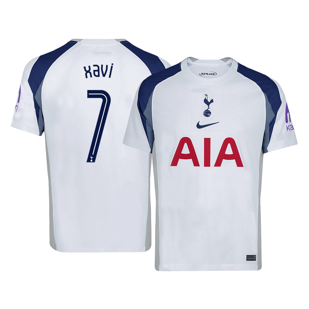 XAVI #7 Tottenham Hotspur Soccer Jersey Home Custom Shirt 2025/26 - UCL - bestsoccerstore
