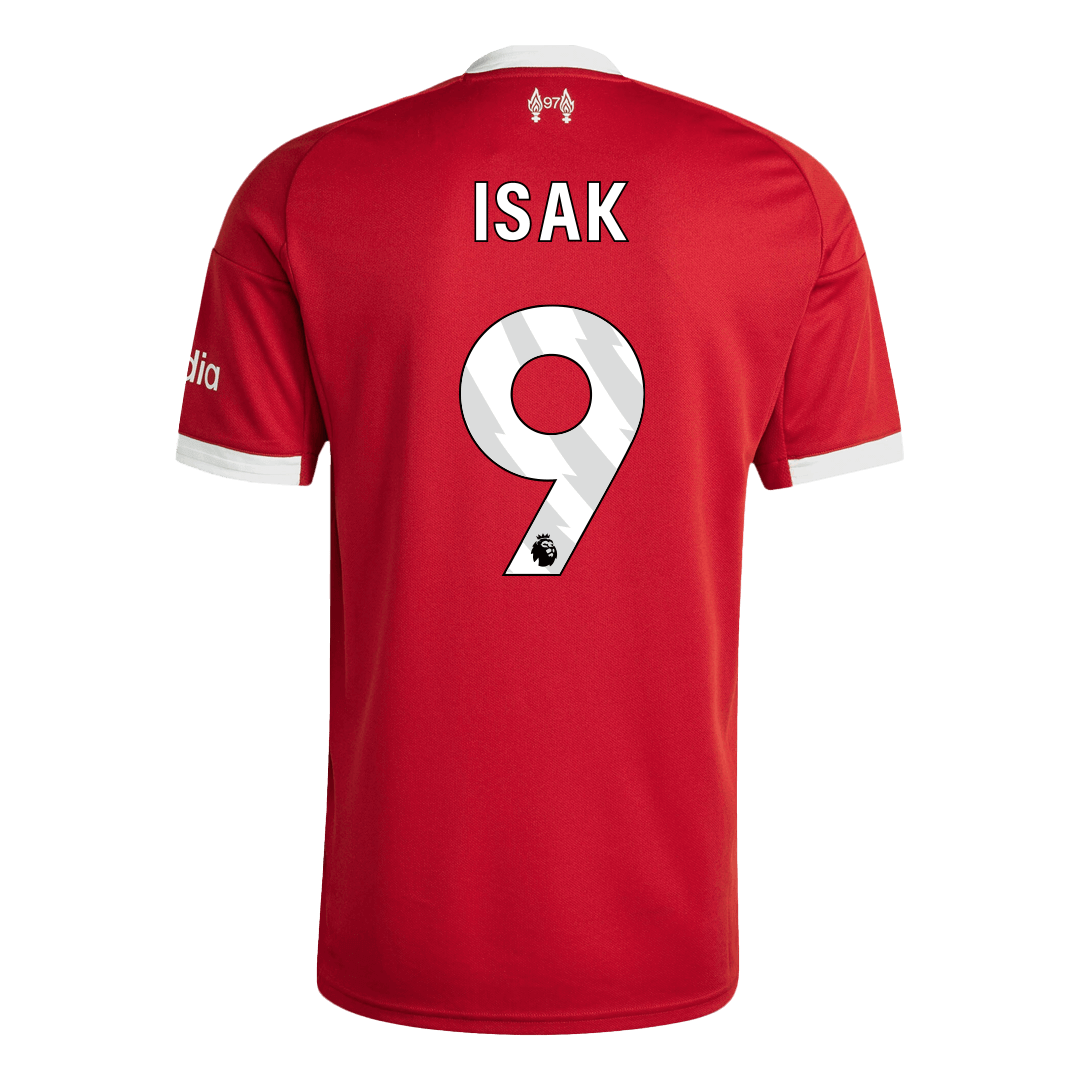 ISAK #9 Liverpool Soccer Jersey Home Custom Shirt 2025/26
