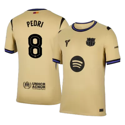 PEDRI #8 Barcelona Soccer Jersey Away Custom Shirt 2025/26 - UCL - bestsoccerstore